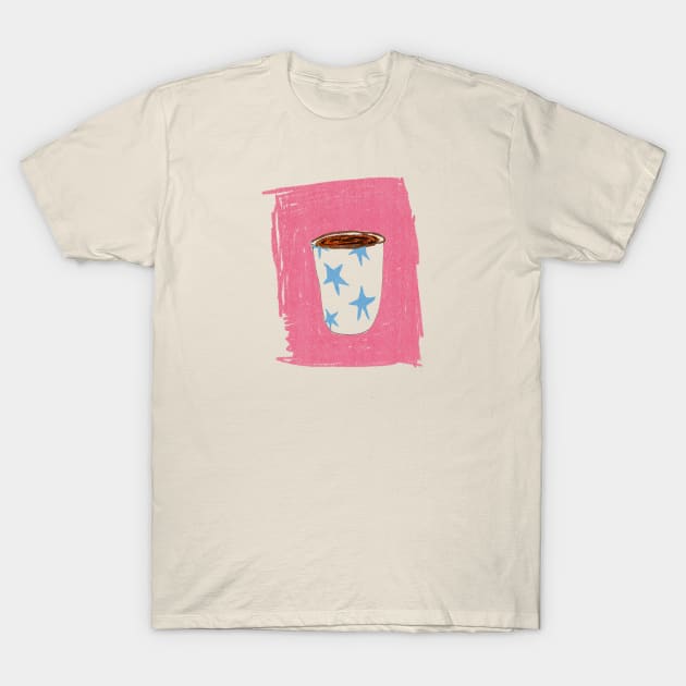 cup of stars T-Shirt by M0n0n0ke